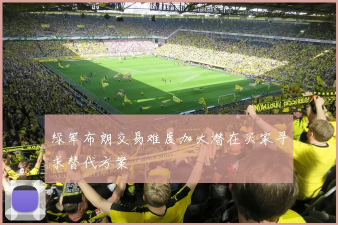 绿军布朗交易难度加大潜在买家寻求替代方案